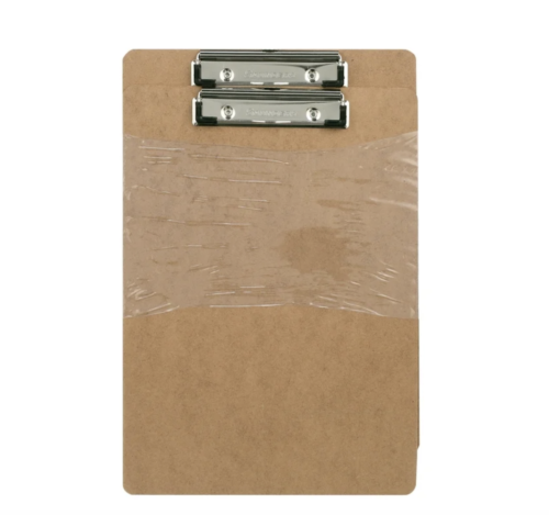 A4 Clipboard Foolscap Size Wooden or Plastic Desktop School Stationery - Picture 11 of 24