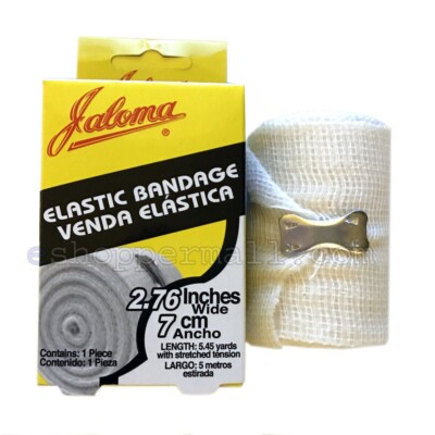 Jaloma Elastic Bandage 2.76 Inches Wide x 5.45 Yards Length Venda Elastica