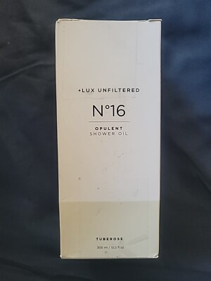 + Lux Unfiltered N°16 Opulent Shower Oil in Tuberose - Luxurious Hydrating Fu...