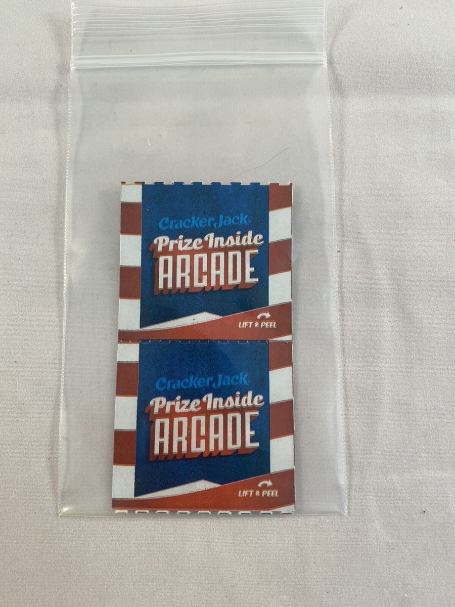 Rare Original Cracker Jack Prize Inside Arcade Stickers. Double | eBay