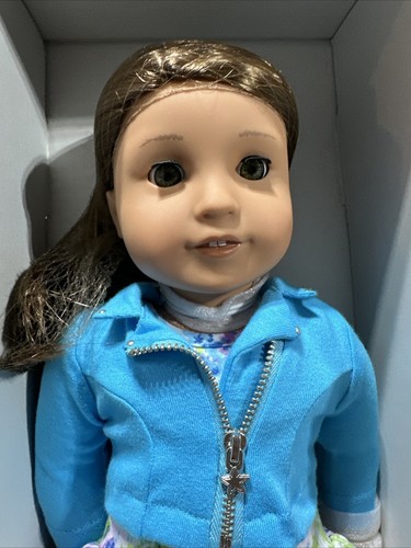 NIB American Girl TRULY ME 18” DOLL #79 brown hair hazel eyes NIB Damaged Box - Picture 2 of 5