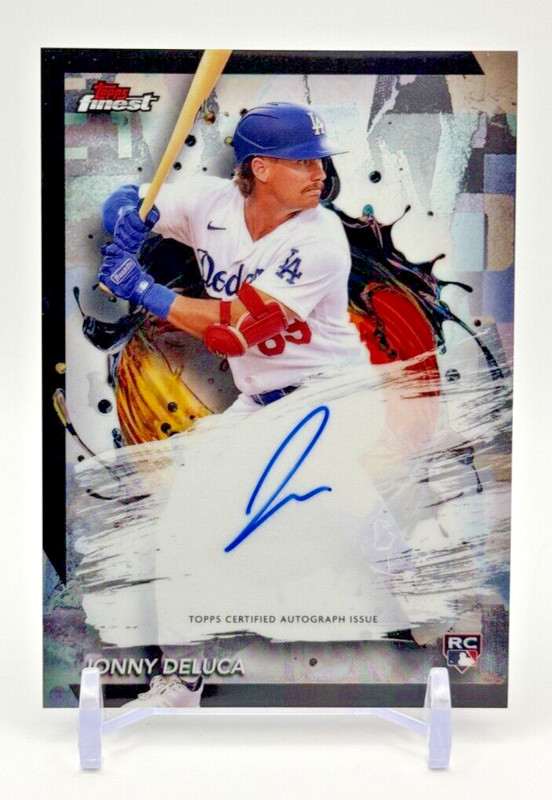 2024 Topps Finest - Finest Autographs #FA-JD Jonny Deluca (AU, RC)