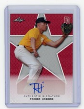 2020 Leaf Perfect Game Trevor Haskins RED BLANK BACK AUTO 1/1
