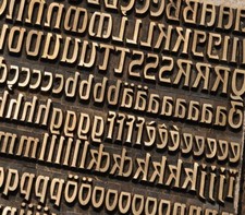 Wytłoczony napis 17,5 mm mosiężny introligator mosiądz skóra tłoczenie secesyjne