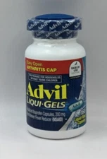 Advil Ibuprofen 200 mg (NSAID Pain/Fever Reducer 160 Liquid Capsules "Exp 12/25"