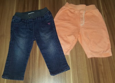   2 schöne Mädchen Hosen   Gr. 62-68-74   Esprit   Mini Mexx   Jeanshose   Joggi