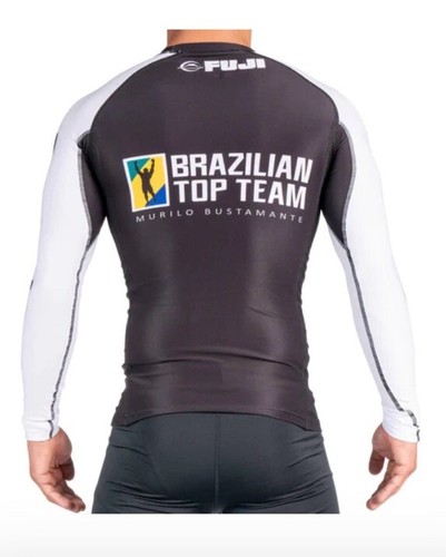 Fuji Sports Men’s Long Sleeve BTT Rash Guard Brazilian Jiu Jitsu New #4305 XXL - Picture 2 of 9