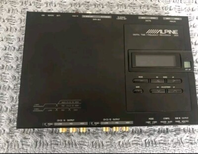 Alpine 3681 Digital Time/Frequency Processor with Original Vintage Box