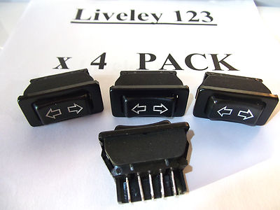 Electric Window Aerial Rocker Switch x 4 universal | eBay UK