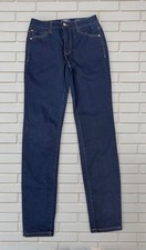 Curve Appeal 2/26 Dark Rinse Stretch High Rise Essential Skinny Jeans W26XL28