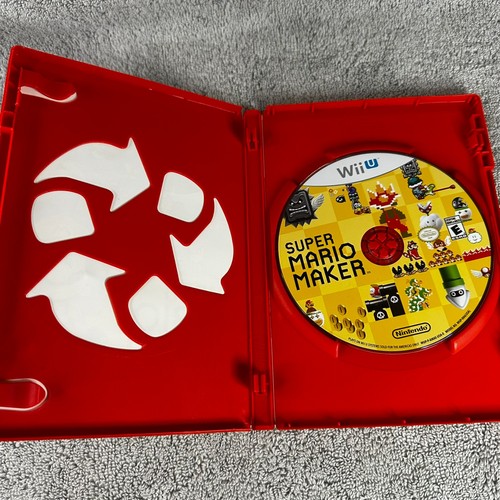 Super Mario Maker (Nintendo Wii U, 2015) CASE AND GAME ONLY - Picture 2 of 4