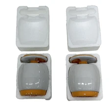 Egg-Tastic NIB COMBO SET 2-Ceramic Microwave Egg Cookers 1-Cut N Cup Food Slicer