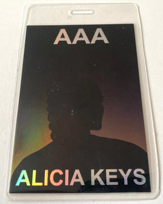 Alicia Keys - 29th & 31st December 2025 Riyadh & Adu Dhabi AAA Backstage Pass