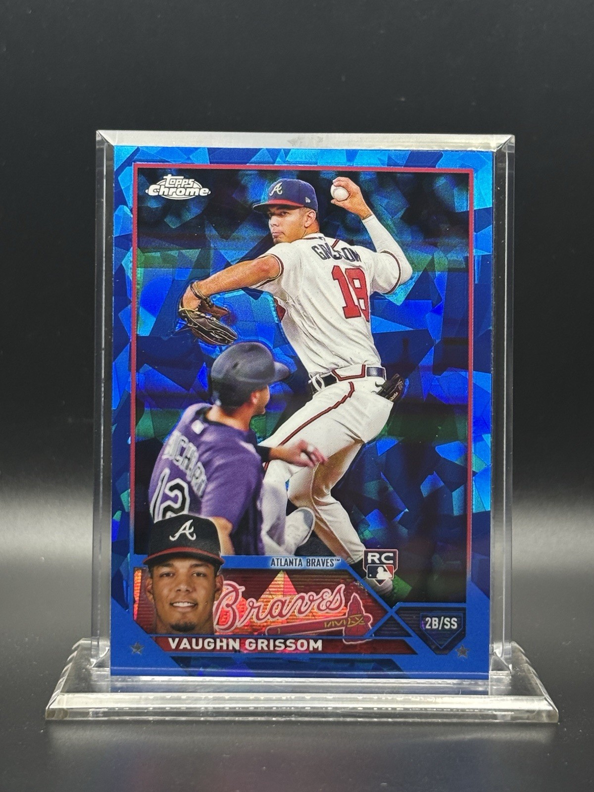 2023 Topps Chrome Sapphire - Vaughn Grissom Rookie Card No. 275