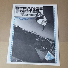 Santa Cruz Skateboards Strange Notes October 1989 Zine Vintage Magazine