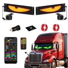 LED Eyes for Truck Windshield, 2PCS 2 PCS 23.6X4.7 INCH For Cars and Trucks