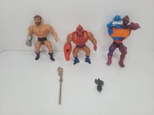 Vintage MOTU Lot Clawful Two-bad Fisto Mattel SEE DESCRIPTION Halberd 1980s