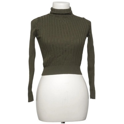 Zara Knit, Rollkragenpullover, Größe: S, Grün, Polyamid/Viskose, Einfarbig #0sg