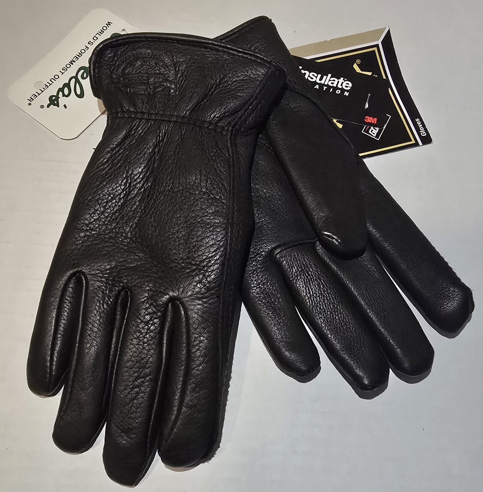 Cabelas Elk Skin Leather Gloves New Medium