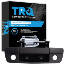 Trq Metal Reinforced Tailgate Handle Black Compatible 2013-2018 Ram 1500 2500