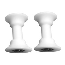 2 roues de roulement pour rameur, trou de fixation 8 mm, pour salle sport,