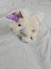 Dan Dee Unicorn Plush Stuffed Animal Collectors Choice 9" Toy Bow Stuffie