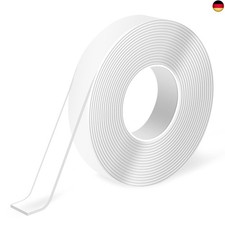 3 meter, Doppelseitiges Klebeband, strapazierf&auml;hig, spurlos, abnehmbar, wiederve