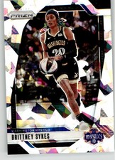 Brittney Sykes 2024 Panini Prizm WNBA Ice Prizms 80 Washington Mystics EX