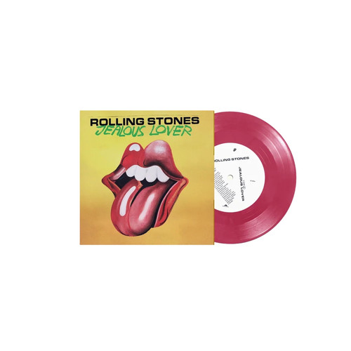 Rolling Stones 45 RPM 7" - Jealous Lover HOT Pink Vinyl Sealed Limited prezzo ebay