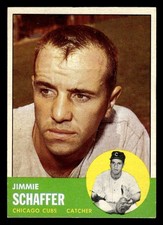 1963 Topps #81 Jimmie Schaffer - VGEX-EX *TedsCardShack*
