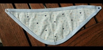 Dreieckstuch Baby, Speichelschutz, Esprit, Neu - Hellblau Weiß