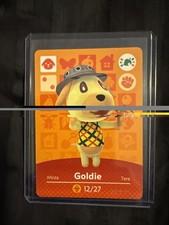 Animal Crossing Amiibo Festival Card GOLDIE Promo Amiibo Card NEVER SCANNED