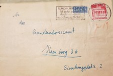 KIEL: koperta pocztowa- biegła, stemplowane 23.1.1955
