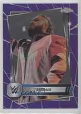 2025 Topps Chrome WWE Purple Refractor Andrade Cien Almas Andrade #29 0t0