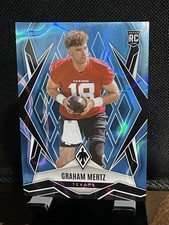 2025 Panini Phoenix - Rookies Graham Mertz #222 (RC) light blue lava /325
