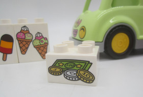 Lego Duplo 10586 Ice Cream Truck Figures