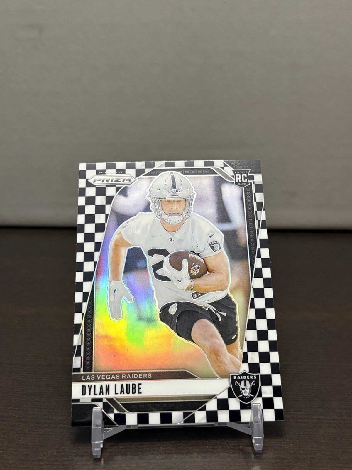 Dylan Laube Panini Prizm #330 Black/White Checker
