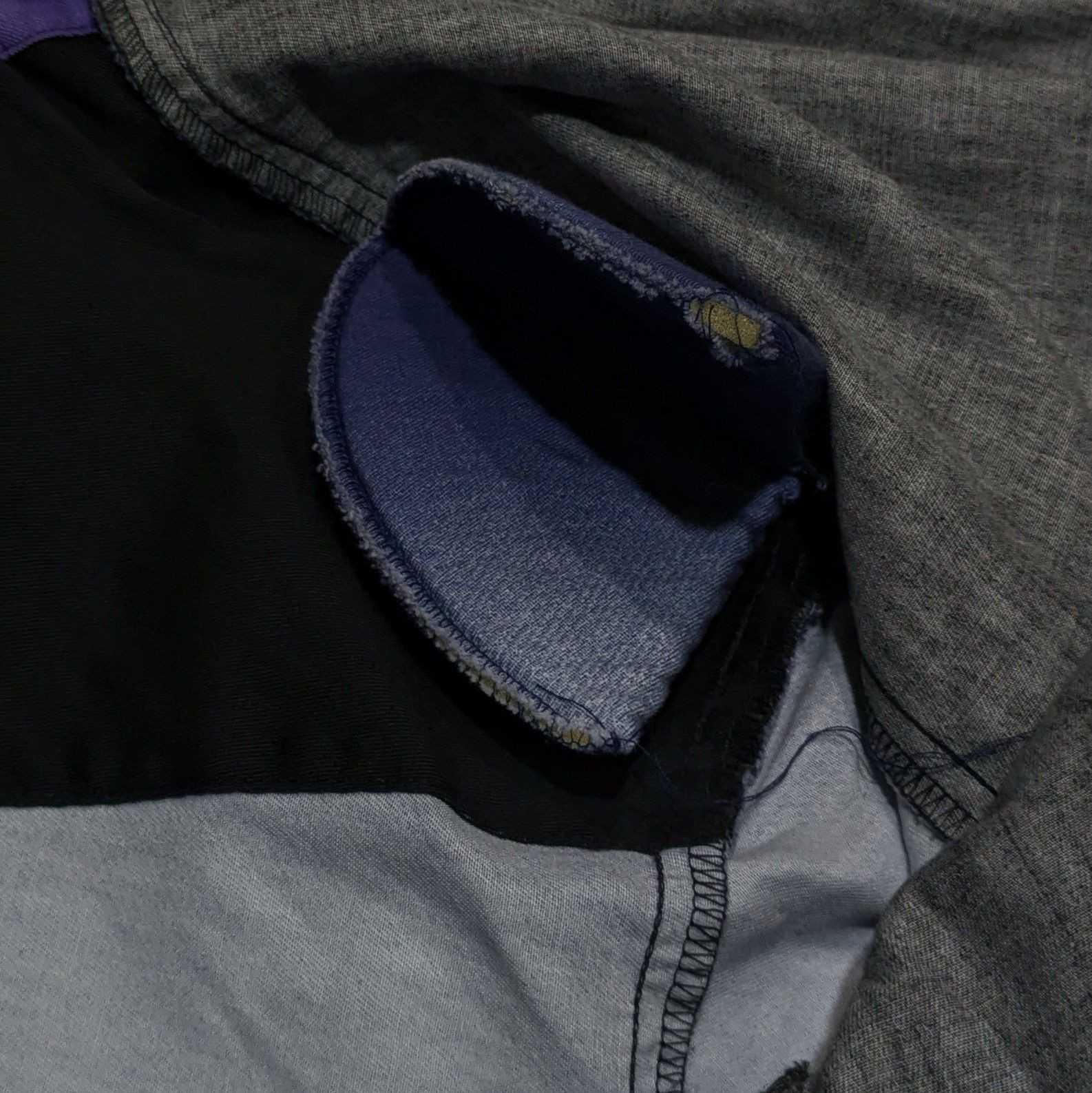 Vintage 90s Womens Roper Western Shirt Black Purple Colorful Rockabilly Cowgirl