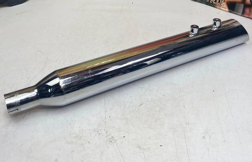 Silenciador de corte cortado lateral de carreras 94-16 Harley Touring Rush Big Louis 2,5 baf Foto 3 de 4