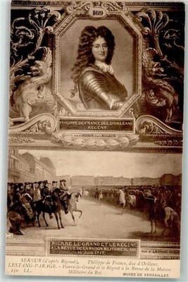 39624433 - Philippe d Orleans Pierre le Grand et le Regent LL Nr.230 Adel