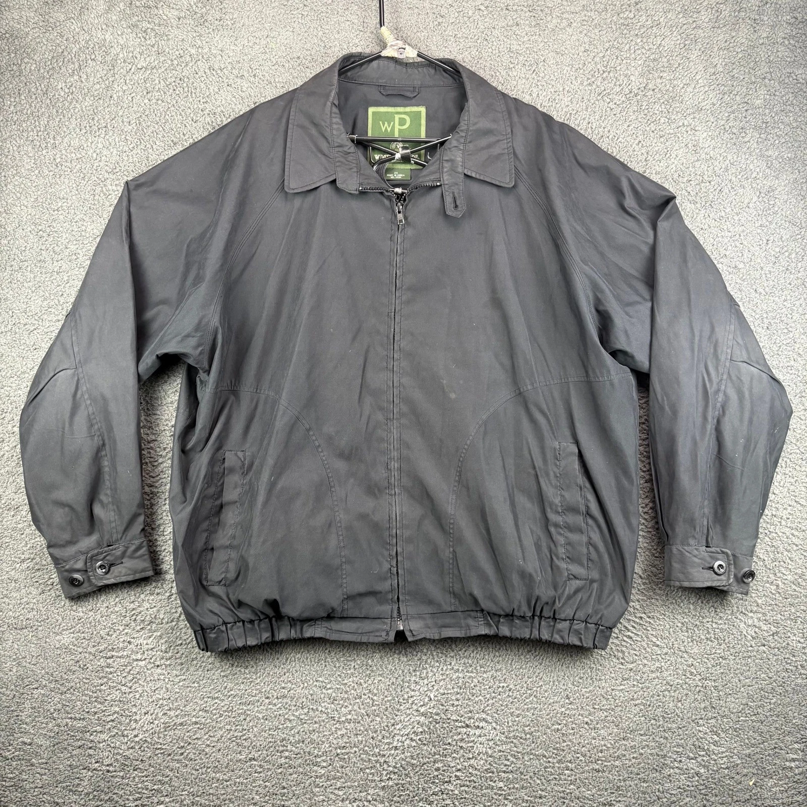 WEATHERPROOF Mens Jacket 2X Gray Full Zip Casual Outerwear WPL 11590