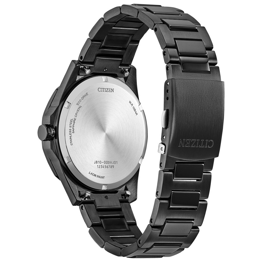 Citizen Men's Brycen Date Indicator Black Eco-Drive Watch 42MM
