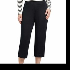 Lands' End Women's Shore Comfort Stretch Knit Carpi Pants Pull On nwt MEDIUM