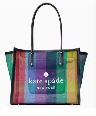 Kate Spade New York Ella Extra Large Rainbow Tote Bag