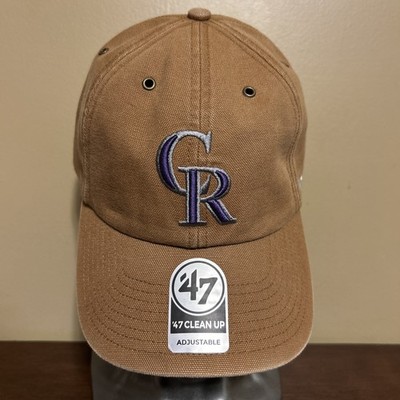 Colorado Rockies Carhartt x 47 Clean Up Hat Duck Cloth Brown OSFM NEW SAMPLE