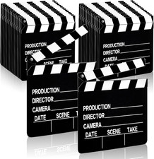 40 Pcs Movie Film Clap Board 7 X 8 Inch Clapboard Directors Clapper Clapboard Mo