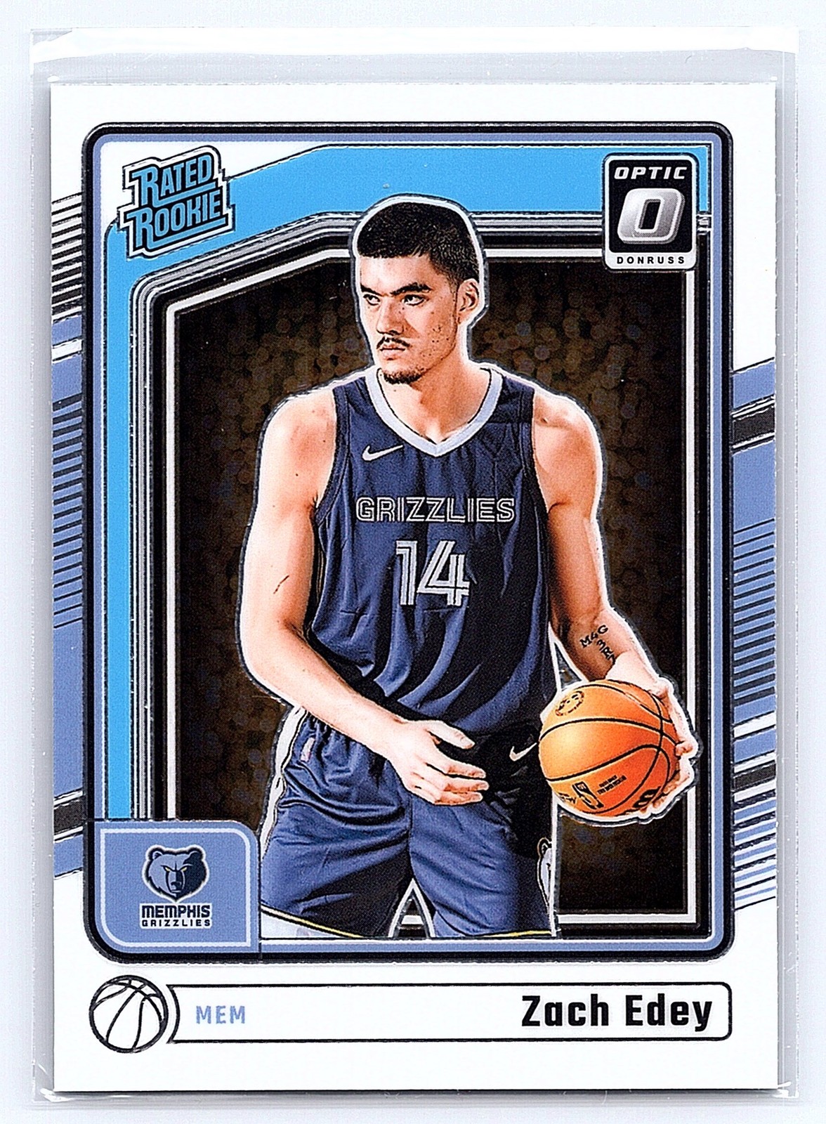 2024-25 Donruss Optic #288 Zach Edey Jazz