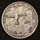 1 Oz Rare 1986 Texas Lone Star State Sesquicentennial 1836-1986 999 Silver