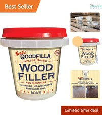 Wood Filler 8oz Water-Based Sandable Stainable Eco-Friendly for Furniture