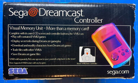 Official Sega Dreamcast Clear Yellow Controller (HKT-7700) w/ Box, Manual & Bag